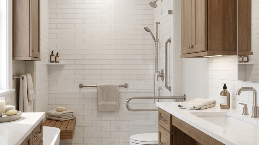 How to plan an aging-in-place bathroom remodel