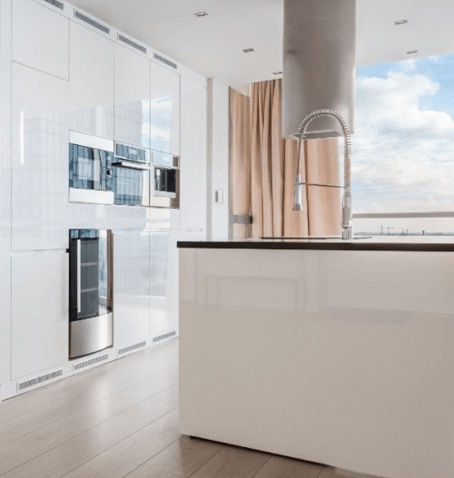 all white clean looking kitchen design