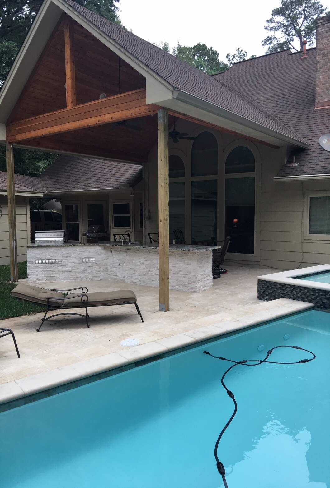 pool patio home extention